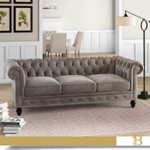 Gray Chester sofa
