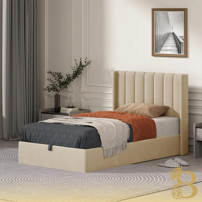 تخت خواب یک نفره مدل هیلماه سایز 90 - Image 4